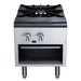 a silver and black stove top oven on a white background