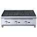 a large grill with two burners on top of it