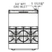 a drawing of a window with a glass in it