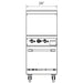 a drawing of an oven with two drawers