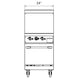 a drawing of an oven with two drawers
